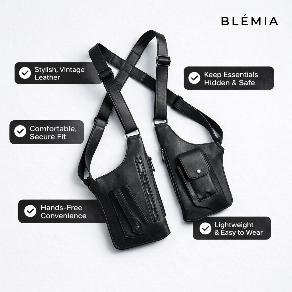 Blemia™ Premium Leather Shoulder Bag