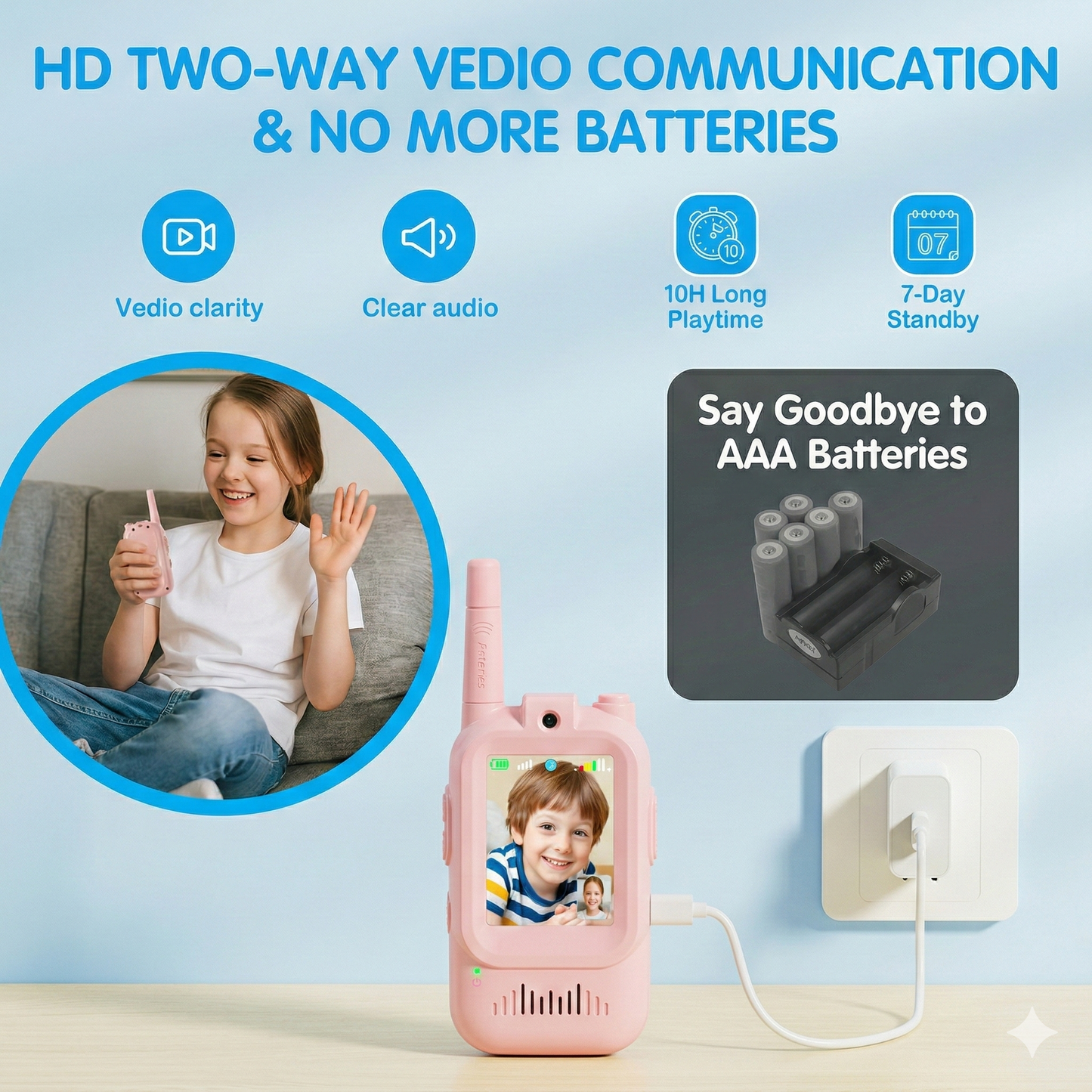 Blemia™ Kids Walkie Talkie