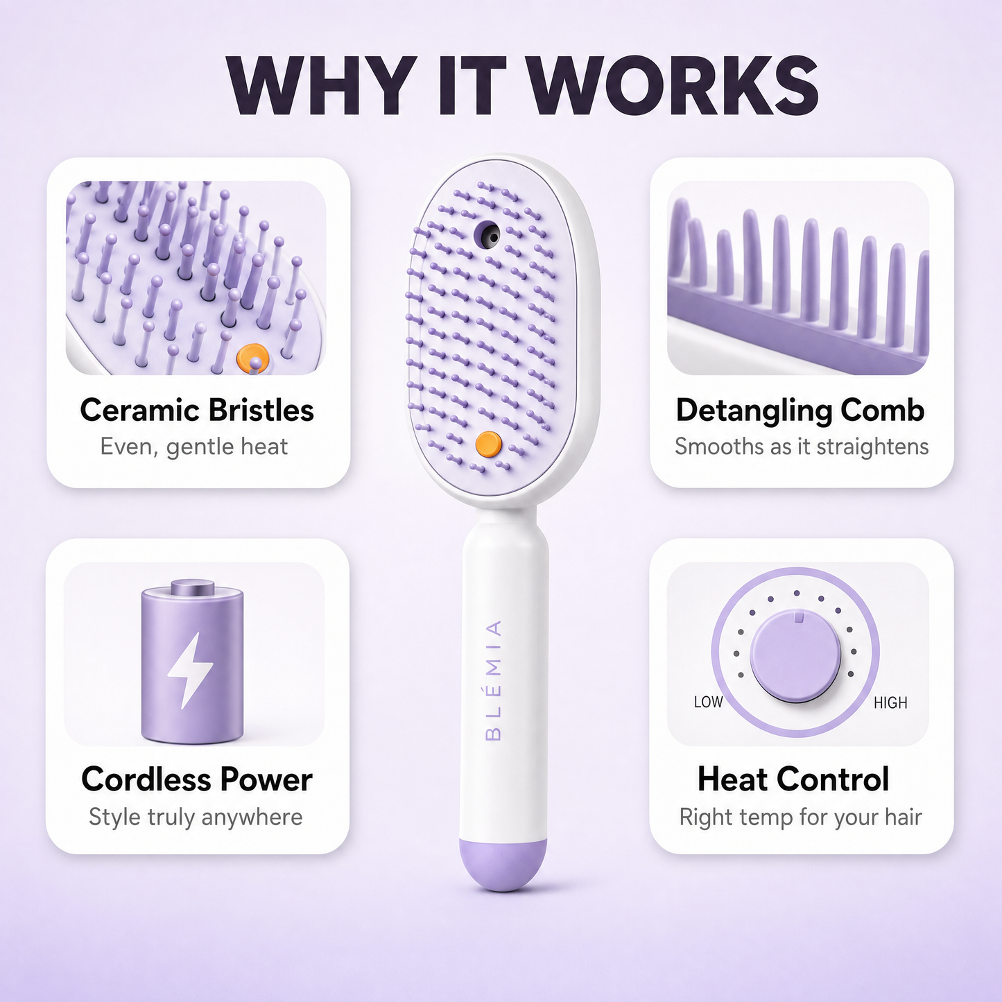 Electric Spray Air Cushion Massage Comb